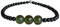 Kashish Gems & Jewels Jewelry Moldavit (6 mm) & schwarzer Turmalin (3 mm) - AAA Klasse - Armband, Schutzarmband, minimalistisch, zierlich, echter Edelstein, natürlich, 6 mm | 3 mm, Edelstein,