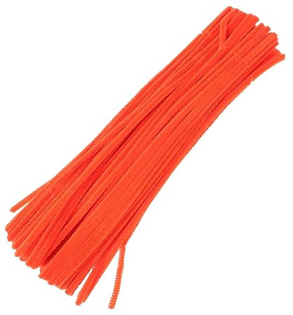 KOMBIUDA 100st Dicke Pfeifenreiniger Jumbo-Pfeife Pfeifenreiniger Selber Machen Weihnachten Chenille Stiel Lametta-Chenille-stiele Lametta Pfeifenreiniger Dekorationen Blitz Kind