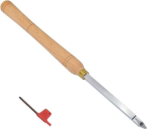 BomDog Meißel, Werkzeuge Mit Hartmetallspitze, Drechselwerkzeuge Für Holzdrehmaschinen, Drehmeißel Aus Hartmetall, Drehmeißel Mit Spitze Und 35-Grad-Scharfmesser-Hartmetalleinsatz