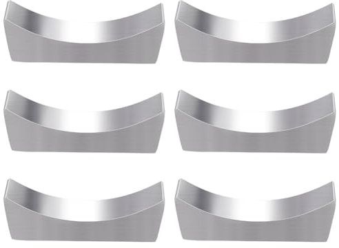 PLIGREAT 6 Pz Argento In Acciaio Inox Bacchette Resto Cinese Bacchette Portabacchette Rack per Sushi Giapponese Ristorante Cinese Hotel Creativo Cucchiaio Forchetta Stand Decorazione Da Tavolo