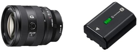 Sony SEL2070G | Objectif Zoom Standard Plein Format G - FE 20 – 70 mm F4 G & Bloc-Batterie Rechargeable NPFZ100.CE série Z - Noir