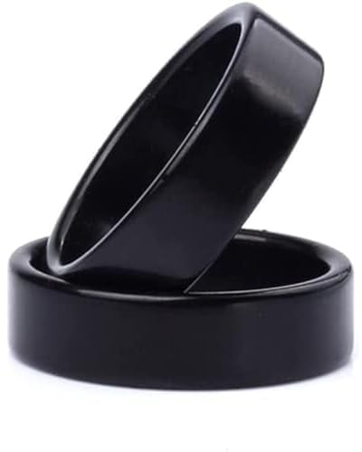 Schwarzer starker magnetischer Magischer PK Ring Münze Zaubertricks Requisiten Finger Dekoration Magier Ring Illusion Gimmick Zubehör (18mm) (20mm) (21mm)