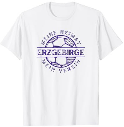 Fussball Kicken Verein Erzgebirge Fan Heimat Aue Lila T-Shirt