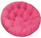 Baoblaze Gartenstuhl Kissen, 60 * 60 cm Rundes Sitzkissen, Gemütliches Stuhlauflage, Abnehmbar Sitzkissen Outdoor/Indoor, Stuhlauflagen für Schlafzimmer, Hängesesselkissen für Schaukel, Rosenrot