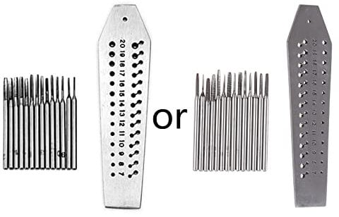 Mllepjdh Gewindeschneider-Set für Juweliere, Uhrmacher, 14-teilig, 0,7–2 mm, Stahllegierung, Uhren- und Juwelierreparaturwerkzeug, Schmuck und Uhren