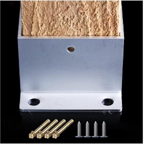 Post Base Anchor,Heavy Duty Pergola Post Base Cover, Newel Post Base Trim, Square Bolt Down Column Base Sleeve for Deck/Porch Handrail, Trellis Fence(70 * 70 * 80 mm)