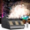 1500W Nebelmaschine mit Fernbedienung Seifenblasenmaschine Seifenblasen Maschine Bubble Double Maker Seifenblasenhersteller 18 LEDs Mit Farbwechsel für Outdoor Party Hochzeit Halloween Weddings