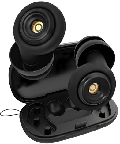 Ohrstöpsel mit Geräuschunterdrückung, 50 dB, wiederverwendbar und waschbar, bequeme Passform, mit überlegener Schallisolierung und Gehörschutz für den Schlaf, ideal für empfindliche Schläfer &