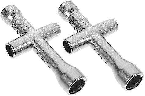 jojofuny Aluminium Rc Kreuzschlüsselhülsen Satz 4 Größen 4/5/5,5/7mm Silber Mit Kompaktem Design Für Rc Modellautos Wartung Und Heimwerker