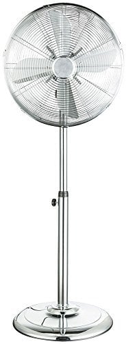 Zanbeel 16-Inch Pedestal Fan, 50W, 3-Speed, Oscillating, Metal Floor Standing Fan with Aluminium Blades