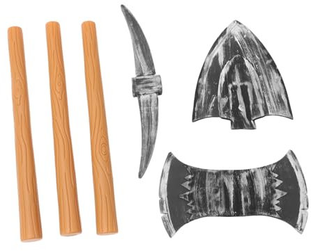 DECHOUS 3pièces Lot de Pioches Et Pelles Nains Accessoires Cosplay pour Halloween Et Décorations De Fête