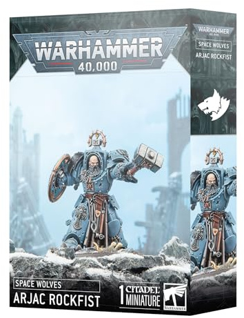 Games Workshop - Warhammer 40.000 - Space Wolves - Arjac Rockfist