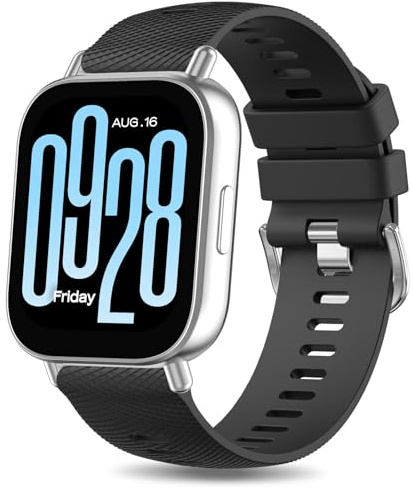 Cinturino Per Xiaomi Redmi Watch 5 Active/LITE, 22mm Cinturini Silicone Morbido Sportivo Braccialetto Per Redmi Watch 5 Lite/Active,Nero
