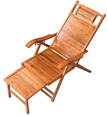 Verstellbare Sonnenliege aus Holz – Faltbarer Liegestuhl für Garten, Balkon, Terrasse, Pool – Maximales Gewicht 150 kg – Outdoor- und Indoor-Liege mit Komfort-Design