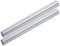 Unbekannt Wedo 525450 Schneidelineal aus Aluminium mit Stahlkante und rutschsicherer Gummieinlage, 50 cm (2er Pack)