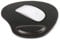 LONDO Leather Oval Mouse Pad with Wrist Rest (Black)