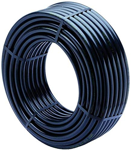 Suinga Tuyau Polyéthylène 16mm | Tuyau Agricole 16mm 6 bar 100 mètres | Tuyau d'irrigation 16mm | Tuyau d'irrigation 16 mm | Tuyau d'irrigation goutte à goutte 16 mm, noir