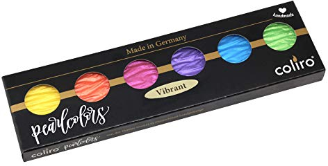 Coliro Finetec Set mit 6 Vibrant Pearlfarben