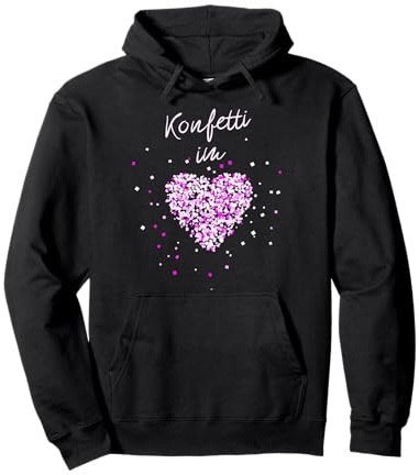 Konfetti im Herzen Köln Kölnerin Fasching Karneval Konfetti Pullover Hoodie