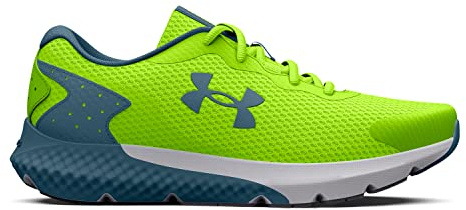 Under Armour Run Boys' Grade School Ua Charged Rogue 3 Running Shoes, Lime Surge, 3024981-300, 37,5 EU