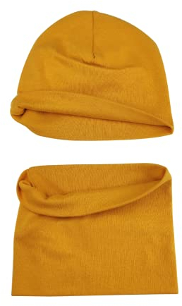 SWAUSWAUK Beanie Mütze Mädchen Kinder Baby 0–6 Jahre - Mütze Schal Set Mädchen für Herbst Winter Frühling