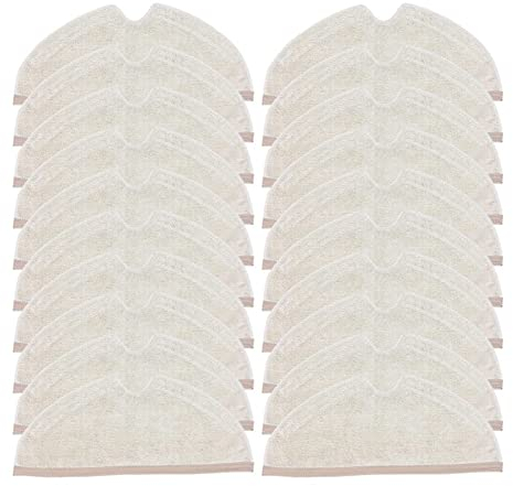 ARSMI 20 pavés de vadrouille PCS S5 S50 S51 S55 S6 S6 MAXV S5 Max Pièces de Rechange sous Vide compatibles for Xiaomi Compatible for Roborock serpillière (Color : As Shown)