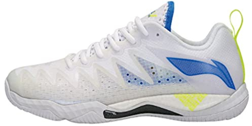 LI-NING Profi Badmintonschuh Gyrfalcon (Eagle) 5 (weiß, EU Schuhgrößensystem, Erwachsene, Numerisch, M, 43 2/3)
