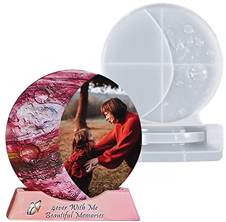 Frunimall Fotorahmen Harzformen,Bilderrahmen Epoxidharz Fotorahmen,Silikonformen Epoxidharz,Harz Gießen Formen für Home Decor,DIY Geschenk,Anfänger