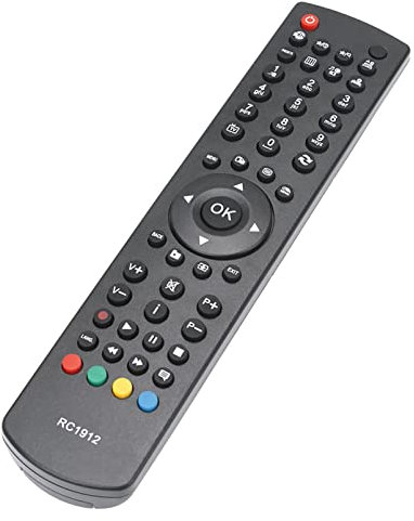 ALLIMITY RC1912 Remplacer la Télécommande Fit for Grandin TV CB19V132 CBL26V200 DL39V200 GR40DLED14B LD243RSV LD50V185 LDV32AB K22LV1F K40DLV1F K20LV1H K22LV3H K24LV3H