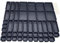 Organizer per Cassetti Cucina Bagno Divisori Cassetti 48 Pcs Organizzatore per Organizzazione Scrivania Contenitori per Trucchi in Plastica con 40 Cuscinetti in Silicone Antiscivolo (Nero)