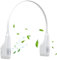 BOBVB Personal Air Purifier Necklace, Portable Wearable Neck Air Ionizer, 2000W/cm3 Rechargeable Air Cleaner, No Noise Travel Freshener for Car, Office, Bedroom, Airplane white