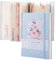 MGGAO Blaues personalisiertes Schmetterlings-Tagebuch, Rosen-Tagebuch zum Schreiben, mit wunderschönem Blankopapier, A5-Hardcover-Notizbuch für Erinnerungen, Skizzen, Männer, Frauen, Mädchen