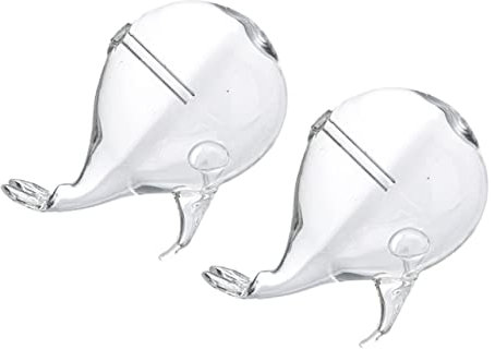 Garneck 2 Stück Wal-förmige Öllampe Aus Glas Für Innenbereiche, Petroleumlampe Als Schreibtischdekor Und Notfalllicht, Vintage Öllampen Für Heimdekoration Und Geschenkidee