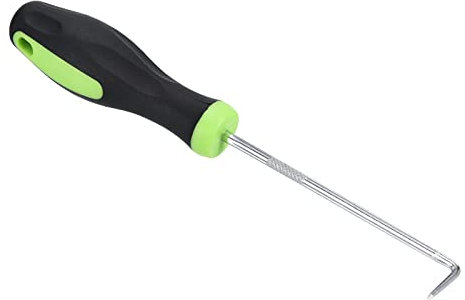 PATIKIL O-Ring 90° Pick 170mm Öl Siegel Dichtung Präzision Schraubenzieher Abzieher Entferner Entfernungsgerät Grün