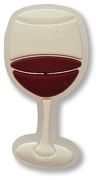 Super Cute Glass Of Red Wine Relax - Charms For Crocs/Shoes - Drink - Booze
