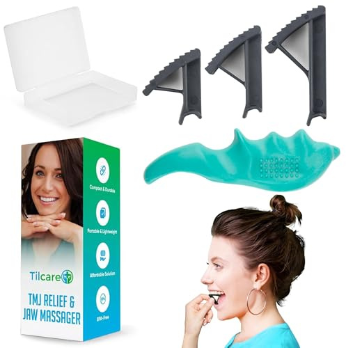 TMJ-Linderung und TMJ-Massagegerät von Tilcare - Beste Linderung bei TMJ-Schmerzen, Kieferschmerzen, und Bruxismus