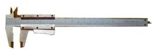 1PEZZO CALIBRO CINQUANTESIMALE CURSORE BLOCCAGGIO AUTOMATICO - lettura utile mm.200, dimensioni mm.300x75x7h.