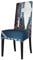 GaxfjRu New York City Bezug für Stühle und Esszimmer, dehnbare Sitzbezüge, perfekt für Stühle mit quadratischer Rückenlehne, für Esszimmer und Küche