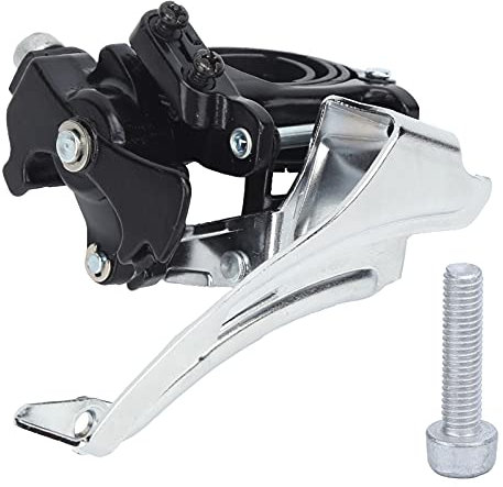 Bicycle Front Derailleur Adjustment Screws High Low,High Carbon Steel Body, Mirror Chrome Chain Piece