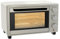HOMCOM Mini four à pizza de 21 l, miniofen inkl. Backblech, Grillrost und Krümmelblech, 1400W Tischbackofen mit 1h Timer, Ofenrost, 100-230℃, Metall, Creme
