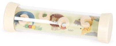 small foot Geduldsspiel Kugellabyrinth in Röhre aus Holz, 2 Verschiedene Holzlabyrinthe, für Kinder ab 3 Jahren, 12651