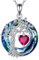 Tree of Life Birthstone Necklace for Women 925 Sterling Silver Tree of Life Jewelry Ruby Pendant July Birthstone Gemstone with Crystal Anniversary Birthday Christmas Gifts for Mother Wife