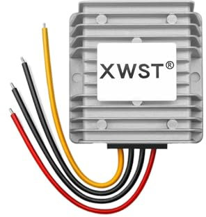 Chargeur de Batterie DC 9-30V 12V 24V à 36V, Sortie 43V, Cellule au Plomb for vélo, Courant Constant 1A 2A 3A, Aluminium étanche(1A,20-30V_43V)
