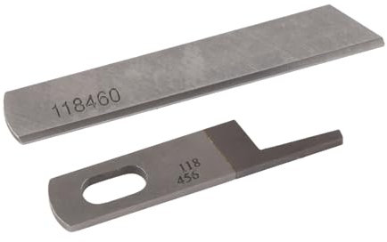 Kit de Couteaux de Surjeteuse pour Machine à Coudre Supérieure et Inférieure, pour Surjeteuse Industrielle Domestique