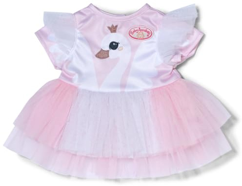 Baby Annabell Swan Dress, Beautiful Outfit for 43cm Dolls, 711040 Zapf Creation