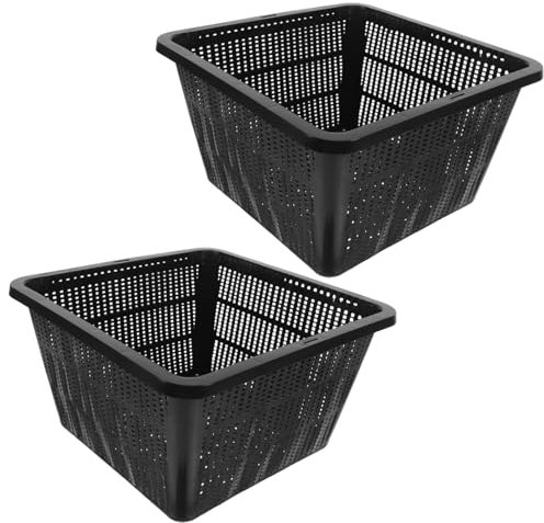CAXUSD 2pezzi Cestini Idroponici Per Piante Vasi Da Giardino Leggeri E Portatili Per Coltivazione Per Giardinaggio Indoor E Piante Acquatiche