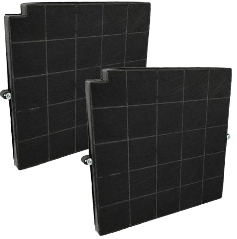 vhbw 2x Aktivkohlefilter kompatibel mit Airforce F100 90 TSE 875294 PESARO | F100B 60 TSEV4, F10090TSE Dunstabzugshaube - 26,5 x 25,8 x 1,8 cm
