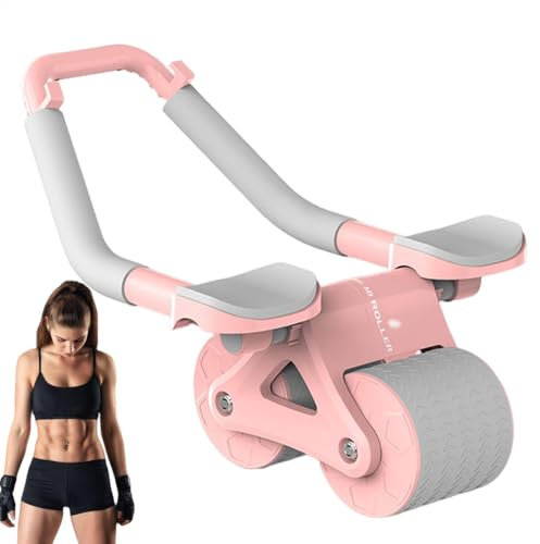 Bauchmuskeltrainingsroller – 4D-Core-Workout zu Hause | Auto-Rebound-Trainingsgerät mit Ellenbogenstütze | Rolltrainer für Bauchmuskeln | -Fitness-Zubehör für Bauchmuskeltraining