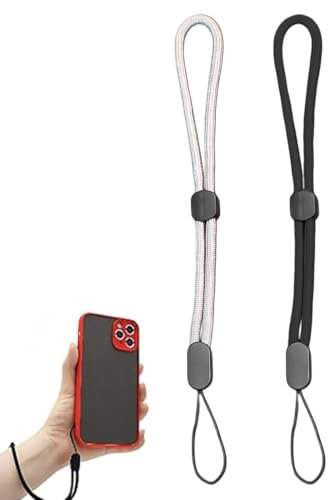 4 Pièces Lanières de Dragonne à Main en Nylon Réglables, Appareil Photo Ajustable Dragonne Poignet, pour Téléphone, Smartphone, Caméra