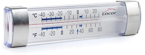 Lacor 62527 – Polarthermometer, ABS-Kunststoff, 12, 5 x 3 x 2, 5 cm | Langlebiges Profi-Utensil; entwickelt für optimale Leistung und schnelle, unkomplizierte Reinigung in der Spülmaschine